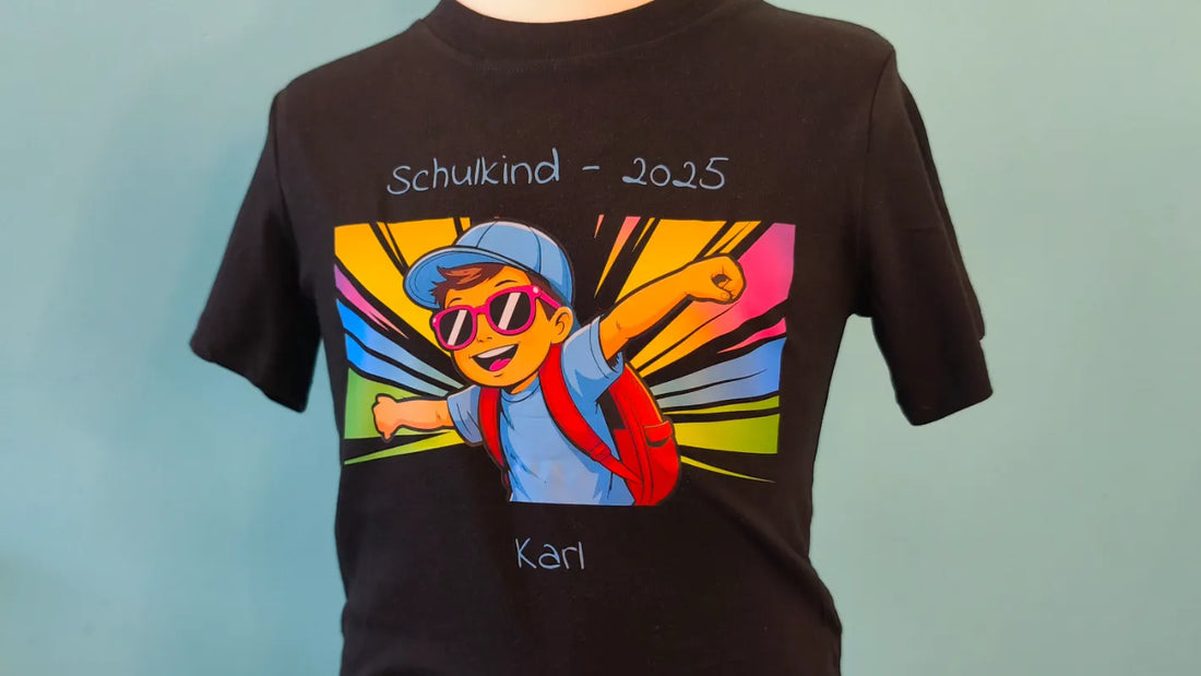 Das perfekte T-Shirt für den ersten Schultag? Selbstgemacht – ganz easy!