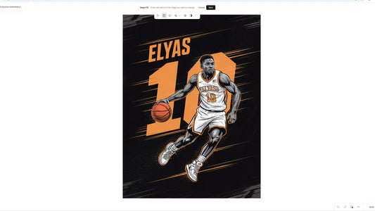 Ein persönliches Basketball-Trikot für den größten Mini-Fan!