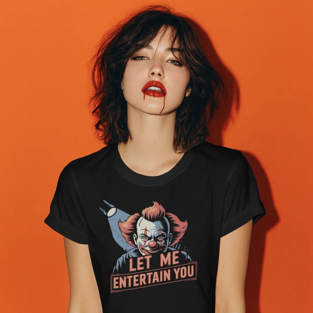 Bügelfolie – "Let me entertain you" Scheinwerfer – DIN A4