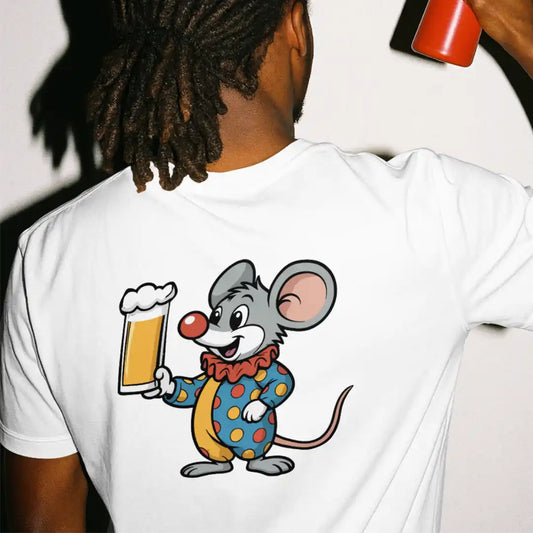 Karnevalsmaus - lustiger Mäuse-Clown mit Kölsch
