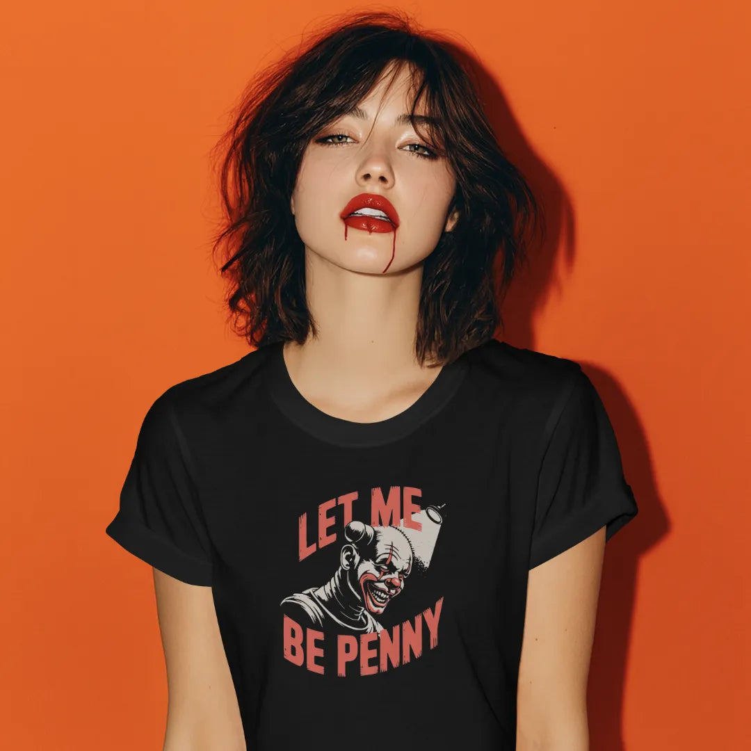 Bügelfolie – "Let Me Be Penny" Lampe – DIN A4