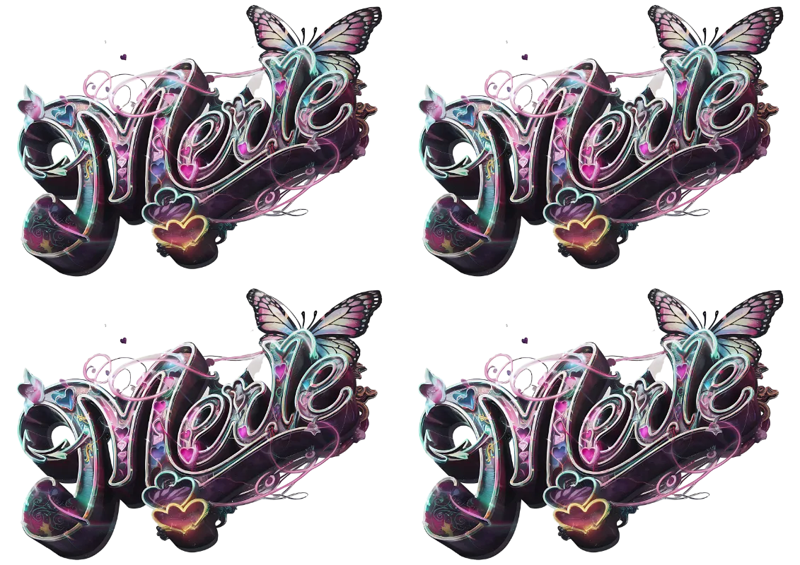 Merle - Schmetterling 02