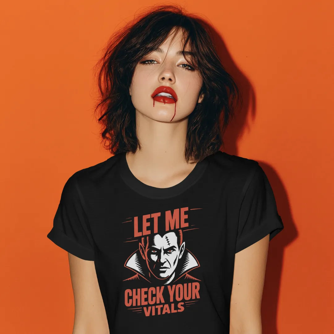 Bügelfolie – "Let Me Check Your Vitals" Fast – DIN A4