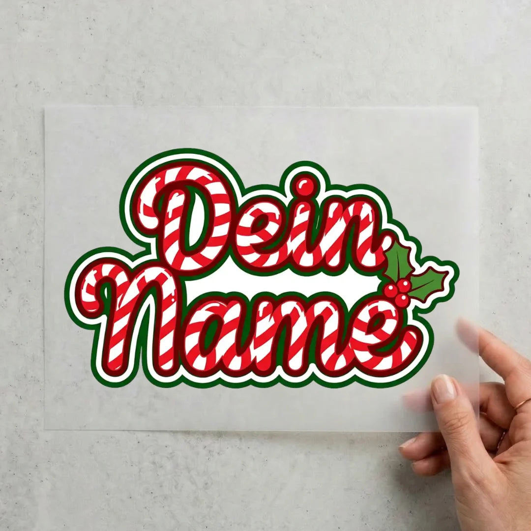 Dein Name als Zuckerstange