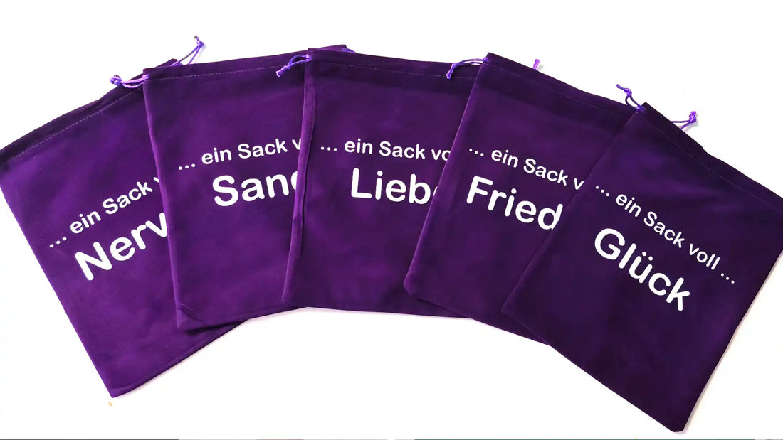 Fünf Säcke voller Überraschung – ein Geburtstag mit Herz, Humor und Bügelbild! ✨🎁