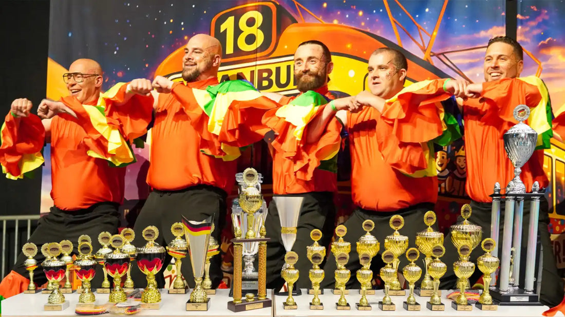 Männerballett-Shirts für die Deutsche Meisterschaft selbst gemacht