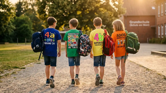 Abschluss 4. Klasse: 3 Motive für coole Grundschul-Shirts