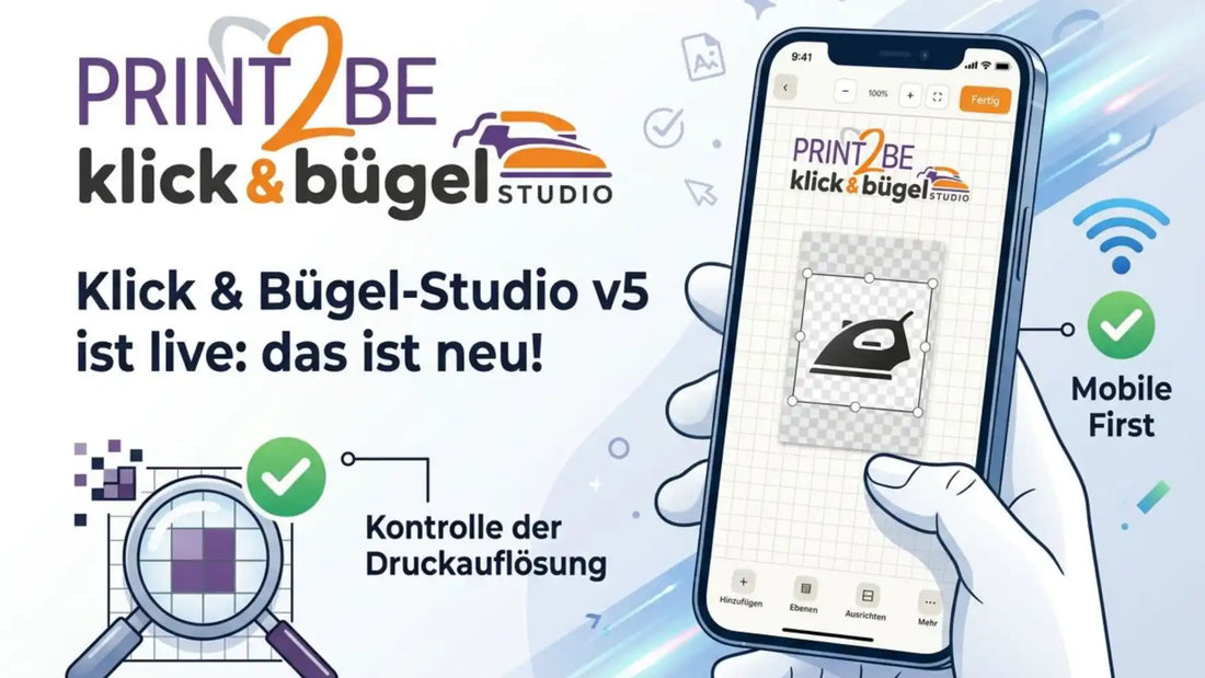 Klick & Bügel-Studio v5 ist live: das ist neu