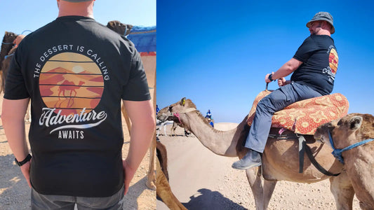 Unser Wüsten-Outfit: Wie wir mit Bügelfolie die Karawane gerockt haben!