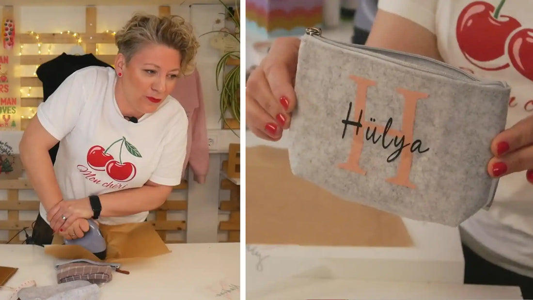 Dein ganz persönliches Geschenke: Das Monogramm-Bügelbild!