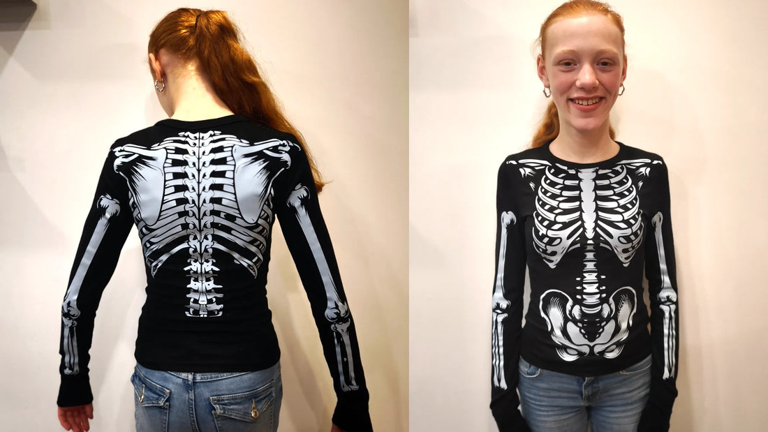 Leuchtende Knochen statt Langweiler-Look