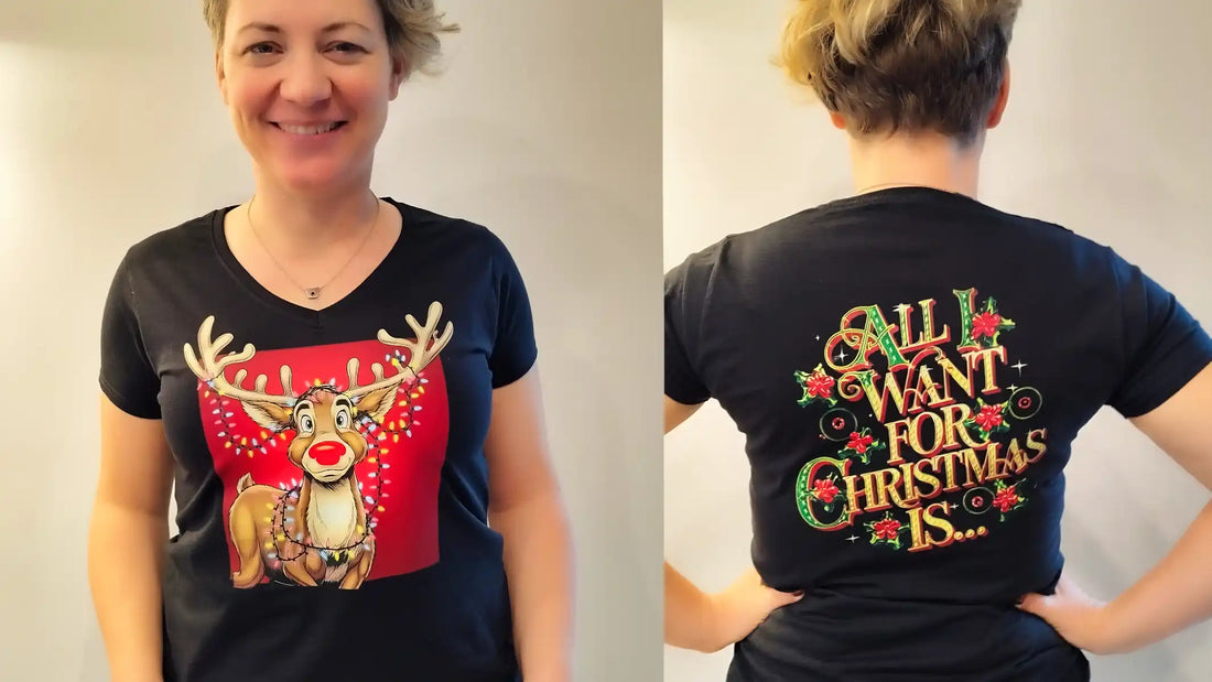 Mitsingen: Dein DIY Weihnachts-Shirt, das alle zum Mitsingen bringt!