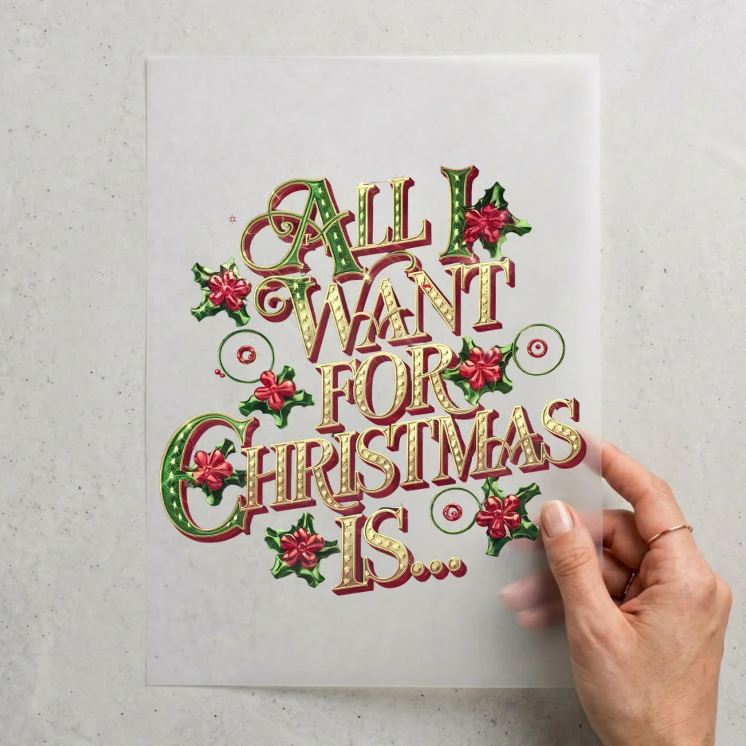 All I want for christmas is - 01