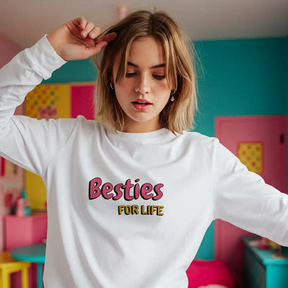 Besties for life - Bügelbild