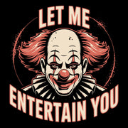 Bügelbild – "Let Me Entertain You" Grusel-Clown