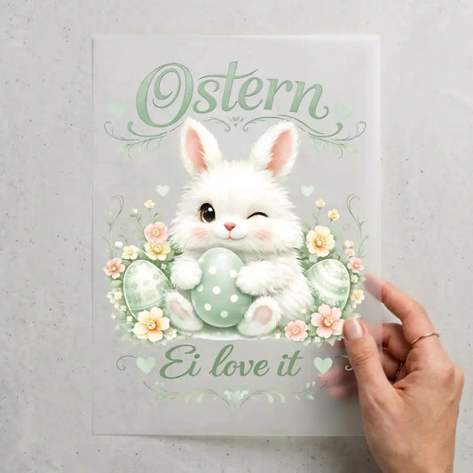 Oster-Liebe zum Aufbügeln – "Ostern Ei love it"