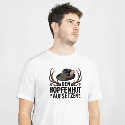 Bügelfolie "Den Hopfenhut anziehen" Geweih