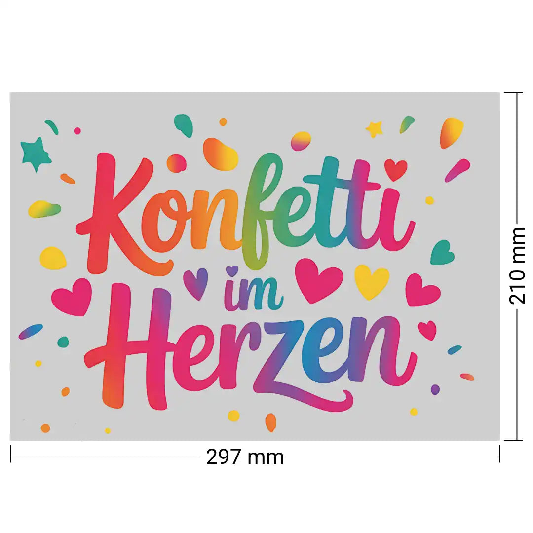 Konfetti im Herzen-Set - 1