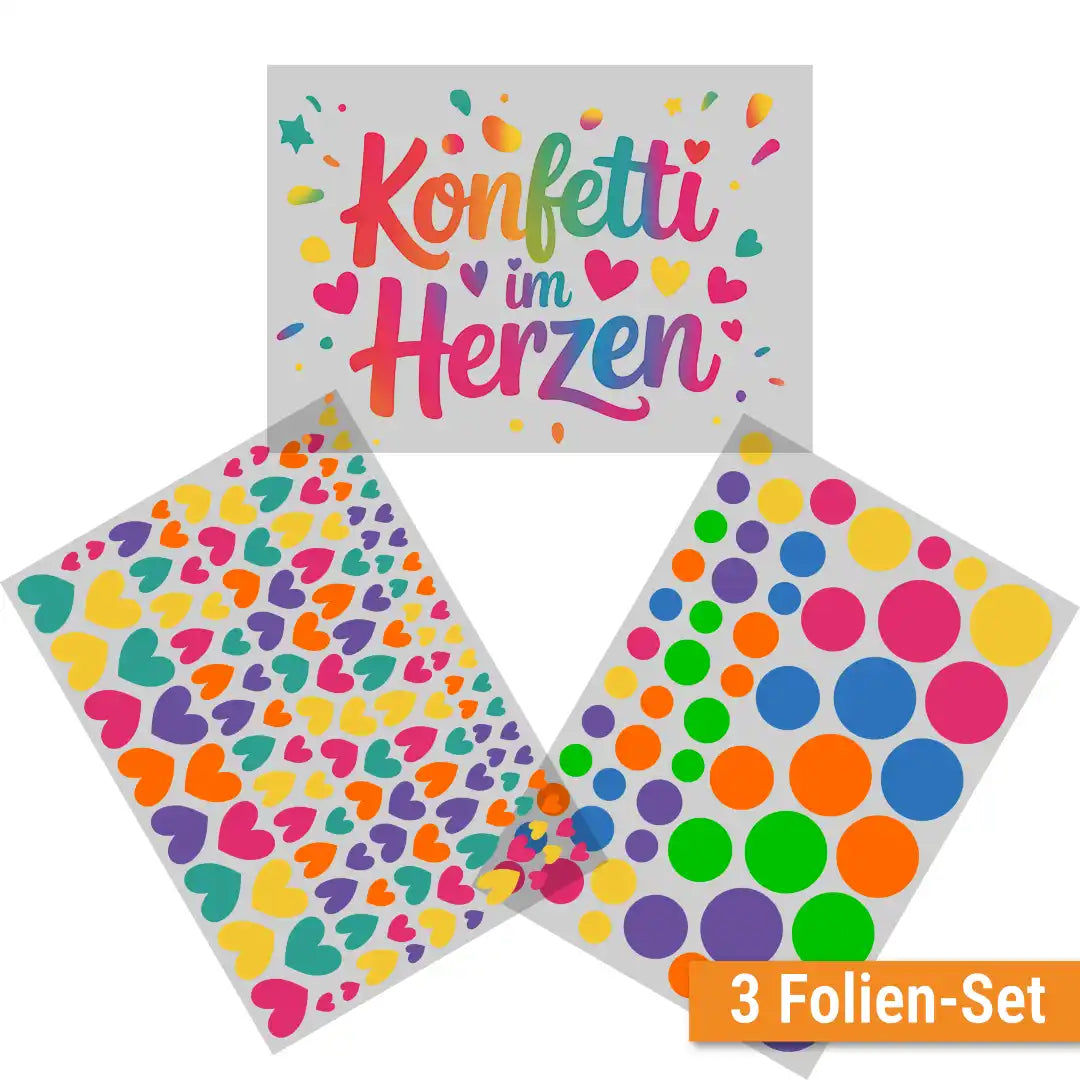 Konfetti Im Herzen Bugelbild