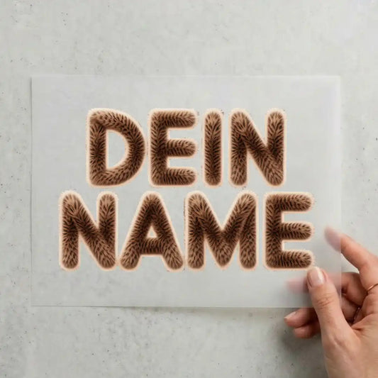 Dein Name in Leopardenfell
