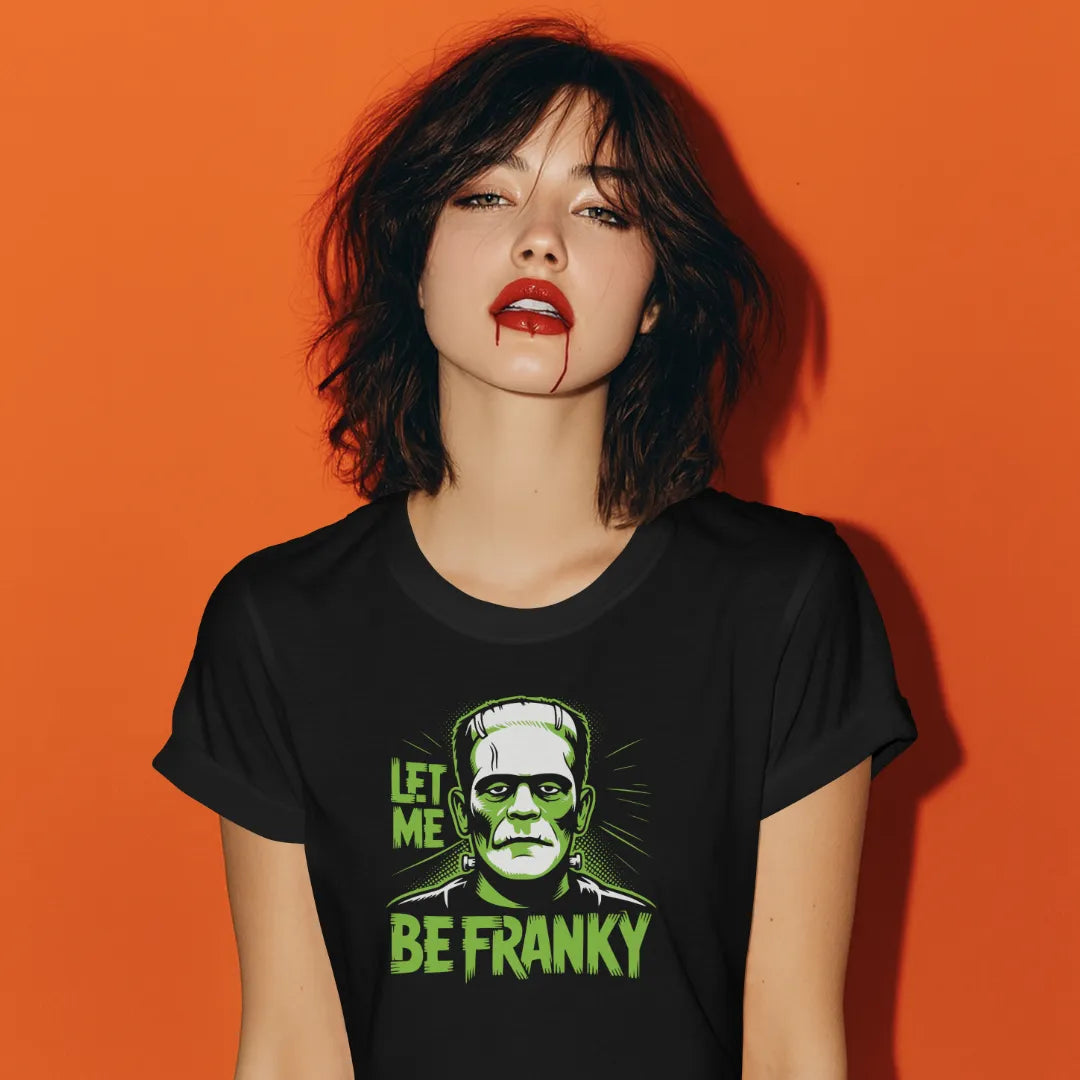 Bügelfolie – "Let Me Be Franky" – DIN A4