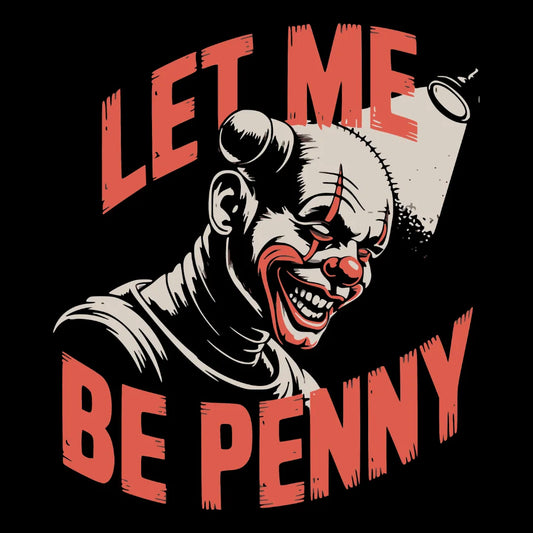 Bügelfolie  – "Let Me Be Penny" Lampe – DIN A4