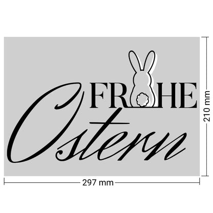 Oster-Deko-Set Blume vom Hasen