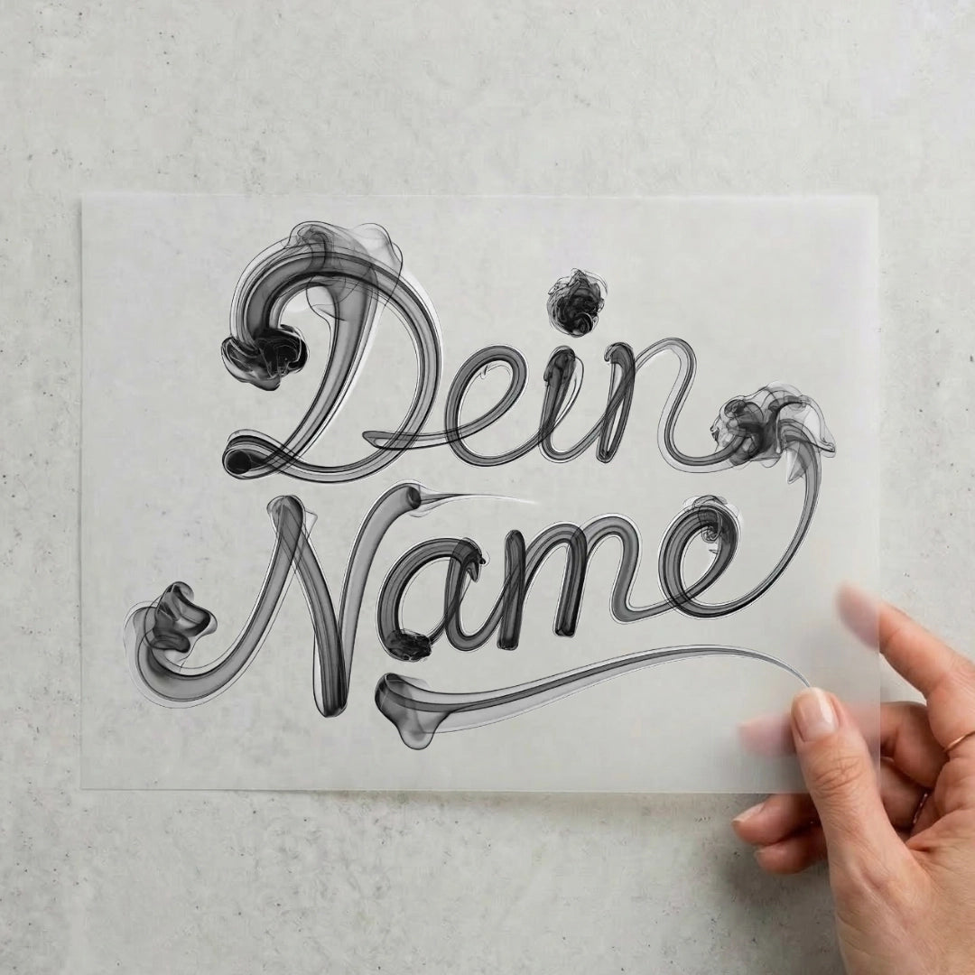 Dein Name aus Rauch