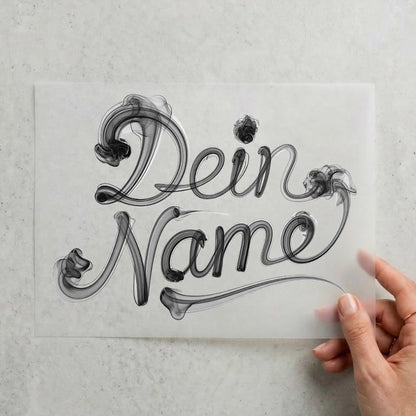 Dein Name aus Rauch