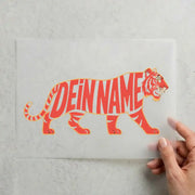Dein Name als Tiger