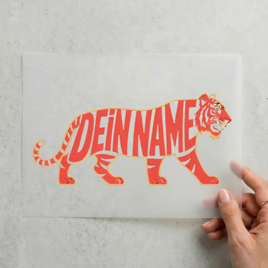 Dein Name als Tiger