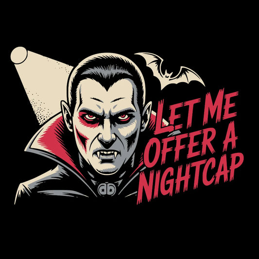 Bügelfolie  – "Let Me Offer A Nightcap" Lampe – DIN A4