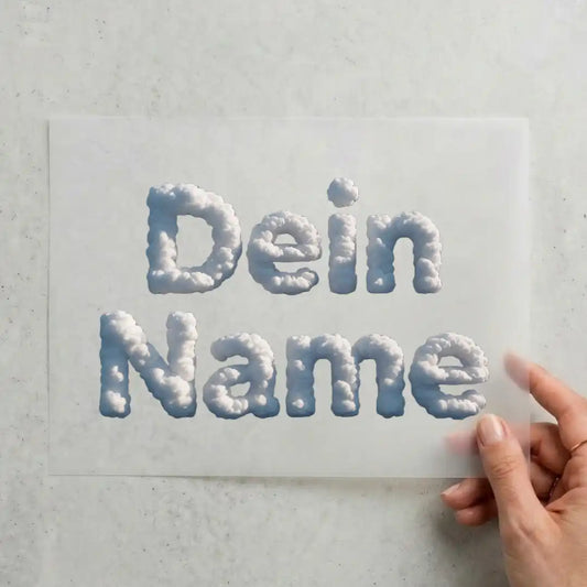 Dein Name als Wolken-Formation