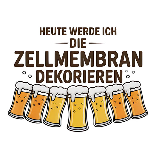 Bügelfolie "Die Zellmembran dekorieren" – DIN A4