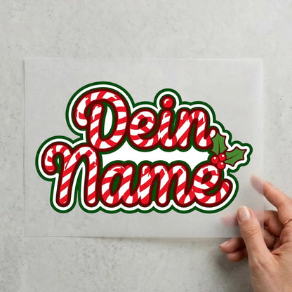 Dein Name als Zuckerstange