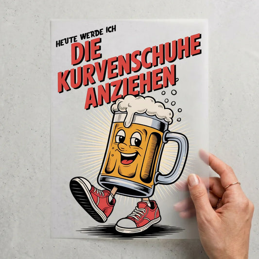 Die Kurvenschuhe anziehen