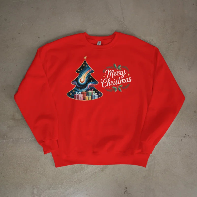 Klassische Weihnachtsgrüße Bügelfolie – "Merry Christmas" 03